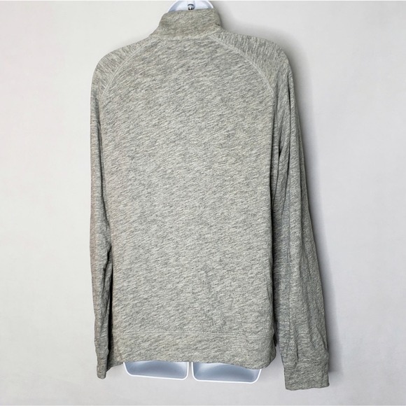 Vince. Raglan Heather Gray Full Zip Track Jacket Size Medium Men's - Picture 6 of 8